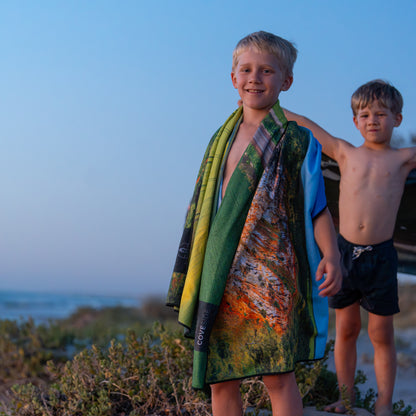 Geraldton Beach Towel - Coalseam & Canola Fields